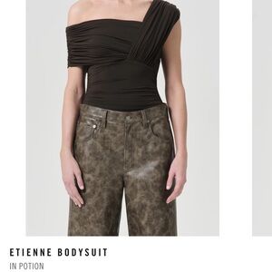 Agolde Etienne Bodysuit in Potion